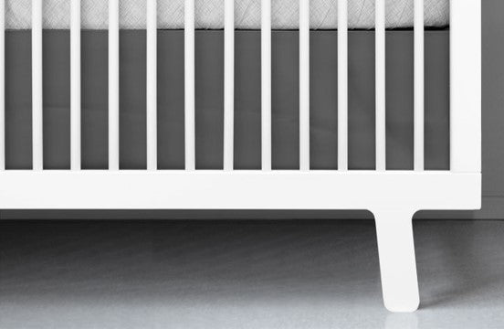 Cross the Grid Crib Bedding Set - Olli+Lime